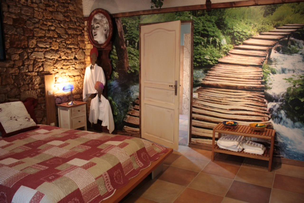 Le Clos Mandalou Panzió Saint-Pompont Szoba fotó